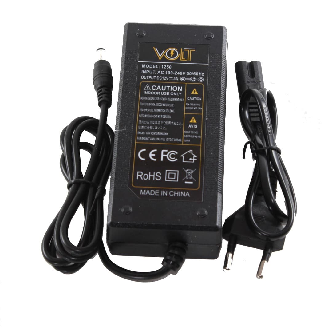 آداپتور ۱۲ ولت مدل 5A PRO برند volt — تصویر ۲
