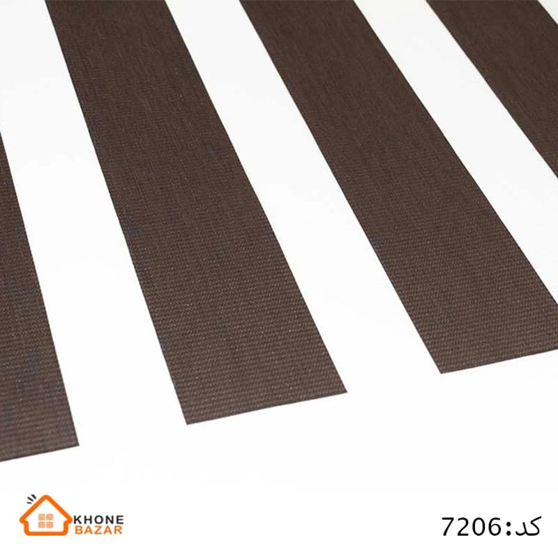 پرده زبرا – طرح چوب – کد 7206