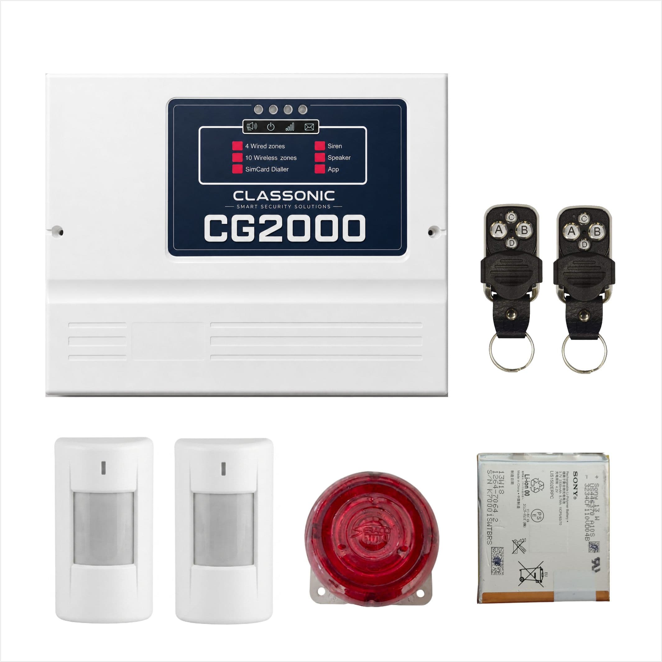 دزدگیر اماکن مدل Classonic CG2000 — تصویر ۲
