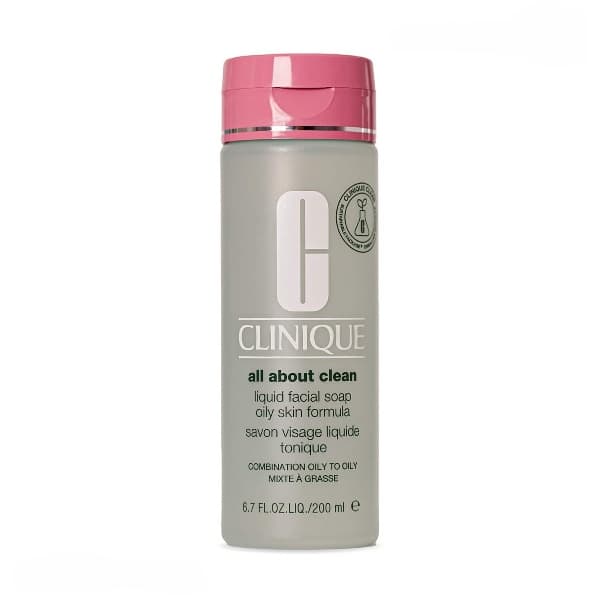 صابون مایع صورت پوست چرب کلینیک 200میل All about clean liquid facial soap Clinique