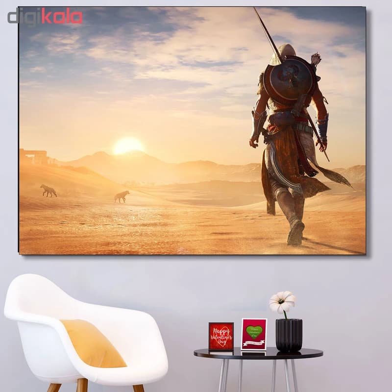 تابلو شاسی گالری استاربوی طرح بازی Assassins Creed مدل Game 030 — تصویر ۳