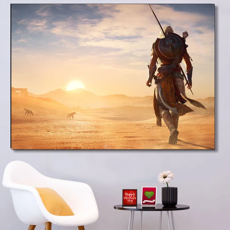 تابلو شاسی گالری استاربوی طرح بازی Assassins Creed مدل Game 030 — تصویر ۲