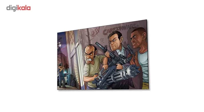 تابلو شاسی ونسونی طرح GTA V Comic سایز 30×40 — تصویر ۴