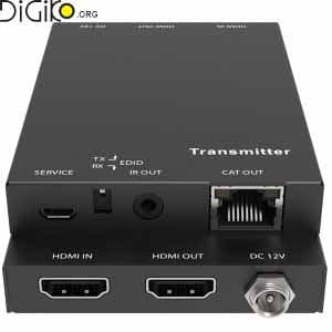 دستگاه افزایش طول کابل HDMI 2.0 توسط کابل شبکه تا 120 متر
