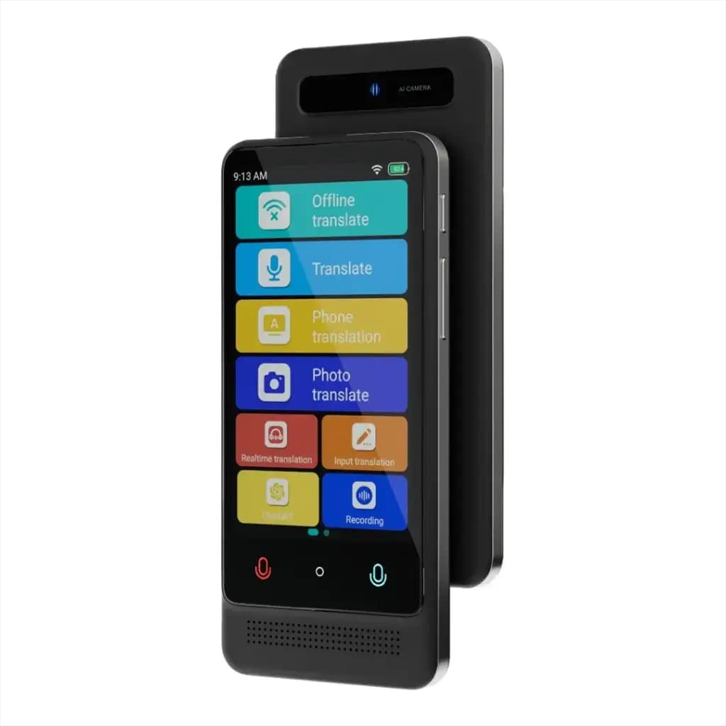 مترجم هوشمند پاورولوجی مدل Smart Translator PWAITSM12 Black | ترجمه سریع و دقیق در سفر و کار