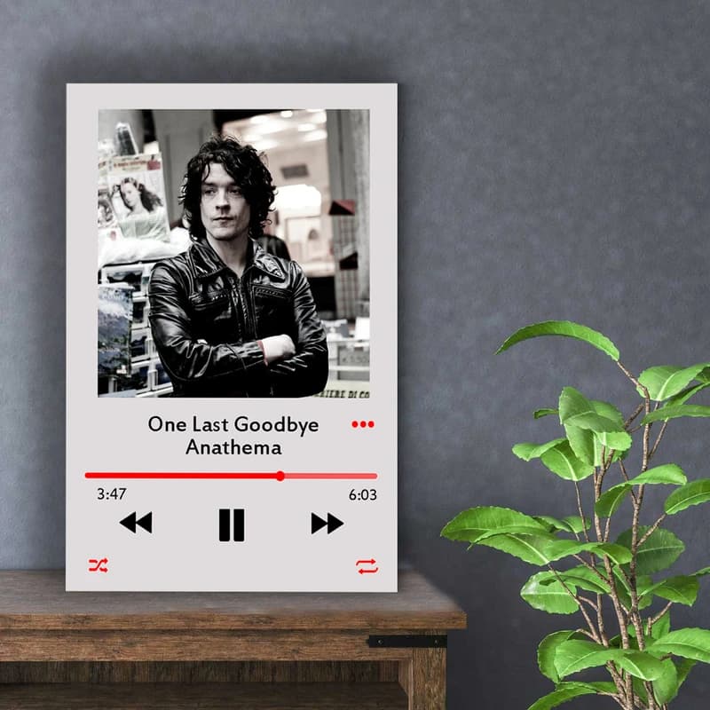 تابلو شاسی مدل موزیک آرت طرح اناتما anathema one last goodbye