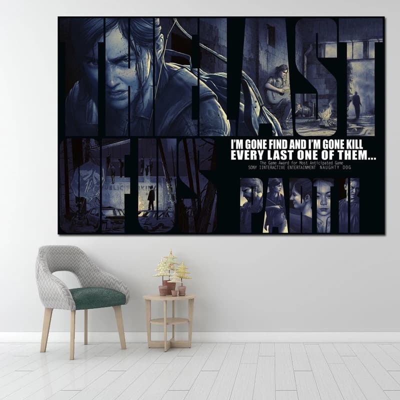 تابلو شاسی طرح بازی the last of us 2 مدل 341 — تصویر ۲