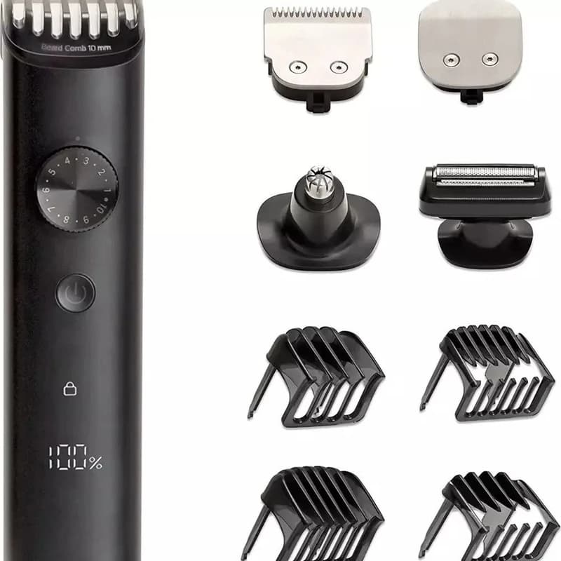 ست ماشین اصلاح شیائومی مدل Grooming Kit Pro XMGHT2KITLF – تیغه‌های استیل ضدزنگ، 40 تنظیم طول، ضدآب IPX7 — تصویر ۲