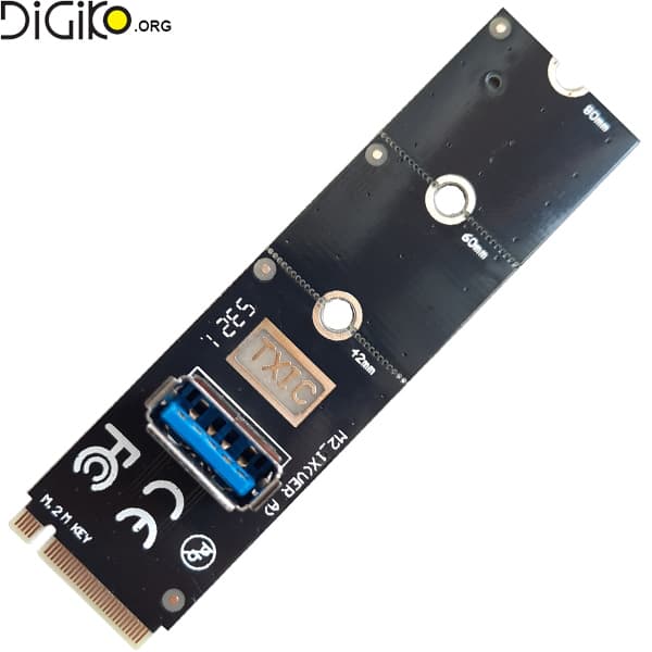 تبدیل M2 مادربورد به USB 3.0 مینی تک