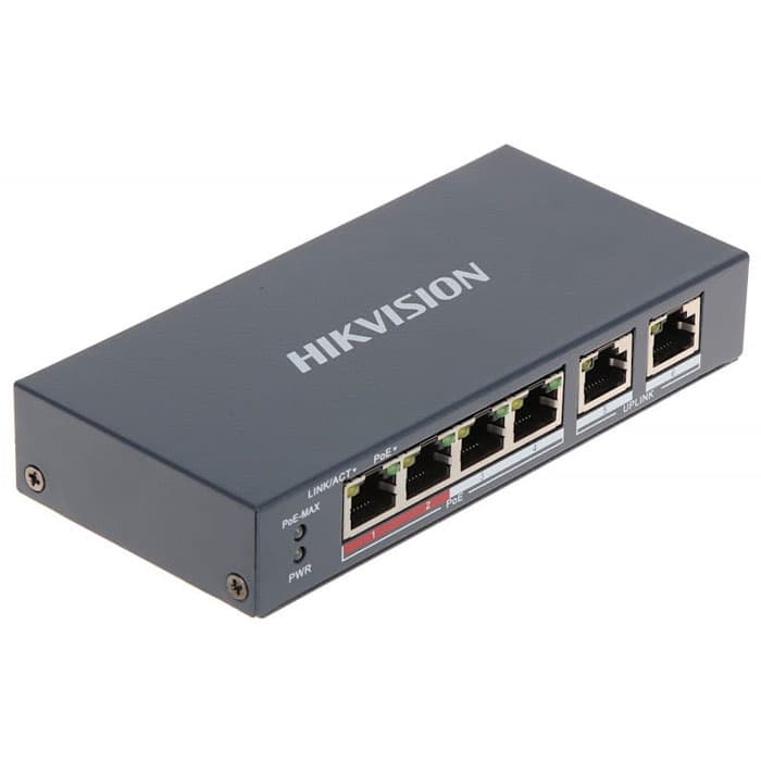 سوییچ شبکه hikvision مدل DS 3E0106P E M