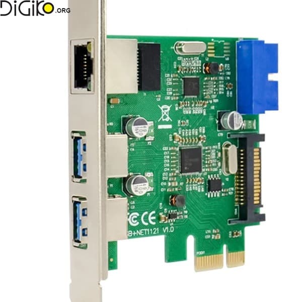 کارت تبدیل PCIE به USB 3.0 و MINI TECH RG45 — تصویر ۳