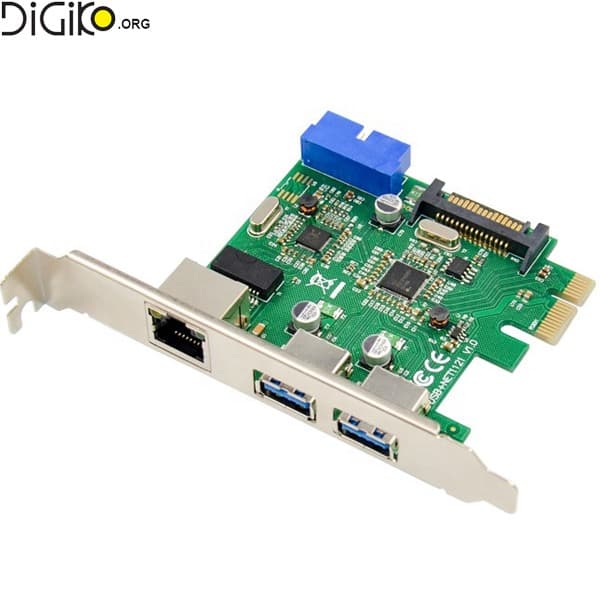 کارت تبدیل PCIE به USB 3.0 و MINI TECH RG45 — تصویر ۲