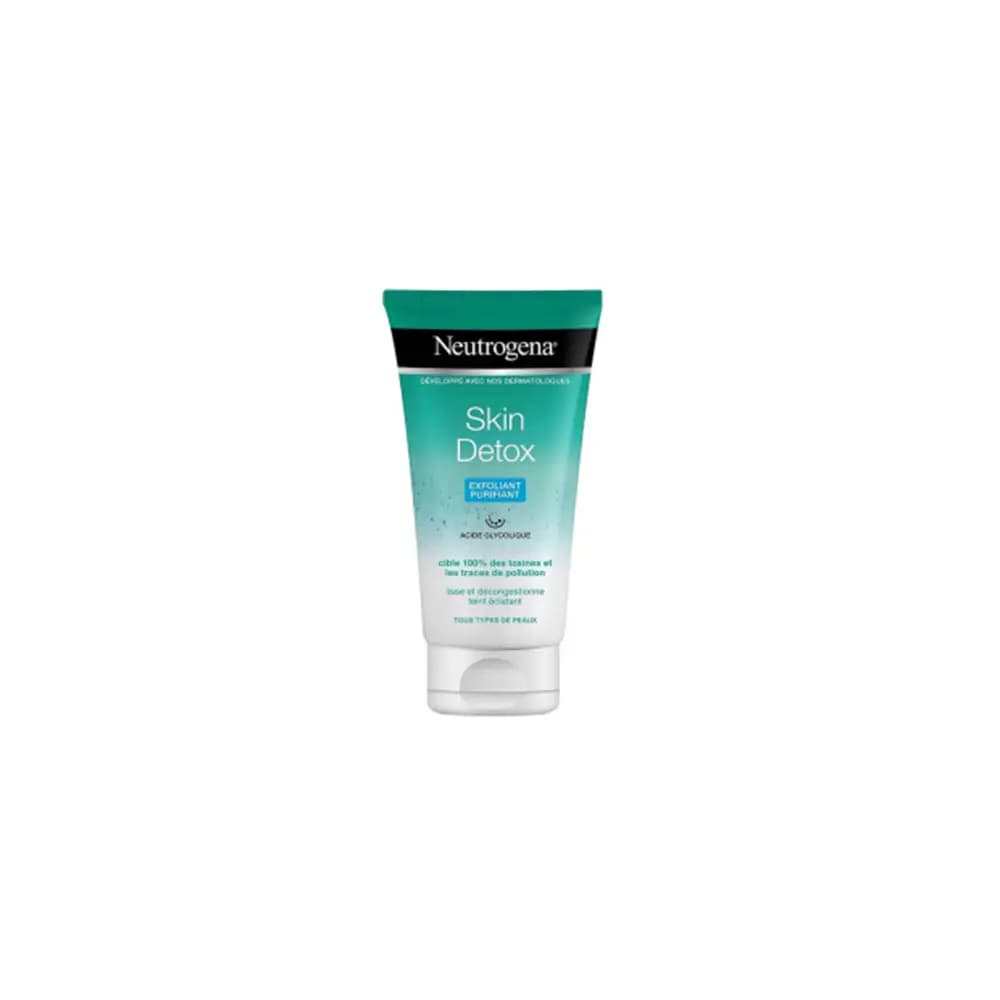 اسکراب پاکسازی کننده و جوانساز پوست نوتروژینا صورت مدل Skin Detox حجم 150 میل