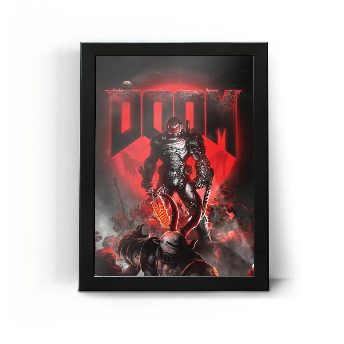 تابلو قاب دووم طرح 13 Doom