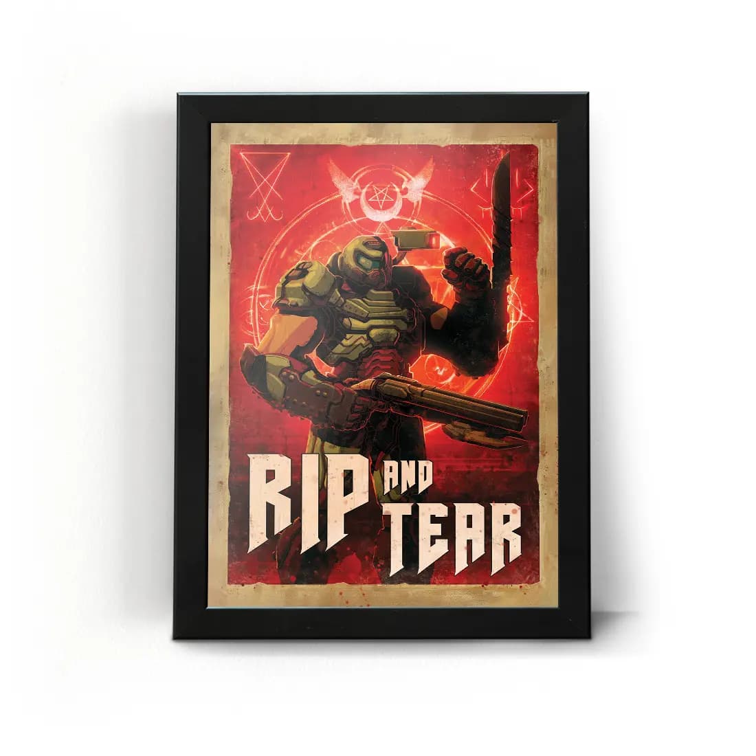 تابلو قاب دووم طرح 11 Doom