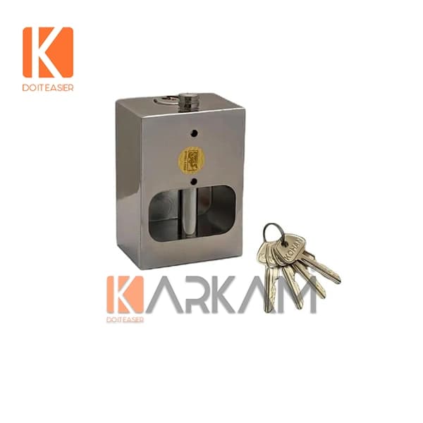 قفل مکعبی گاردار 95 کليد شياردار 10 ساچمه کهن