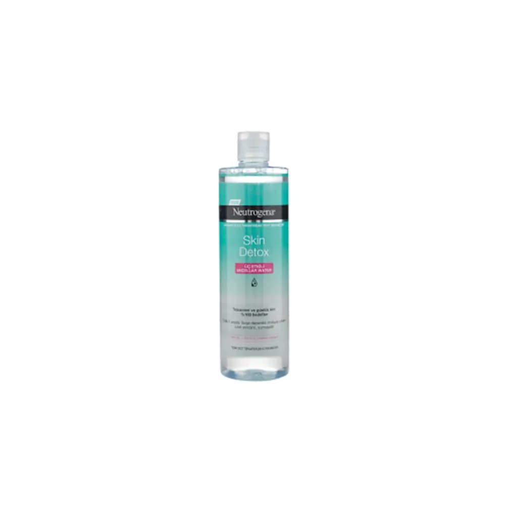 محلول میسلار واتر نوتروژینا مدل Skin Detox مناسب انواع پوست400 میل