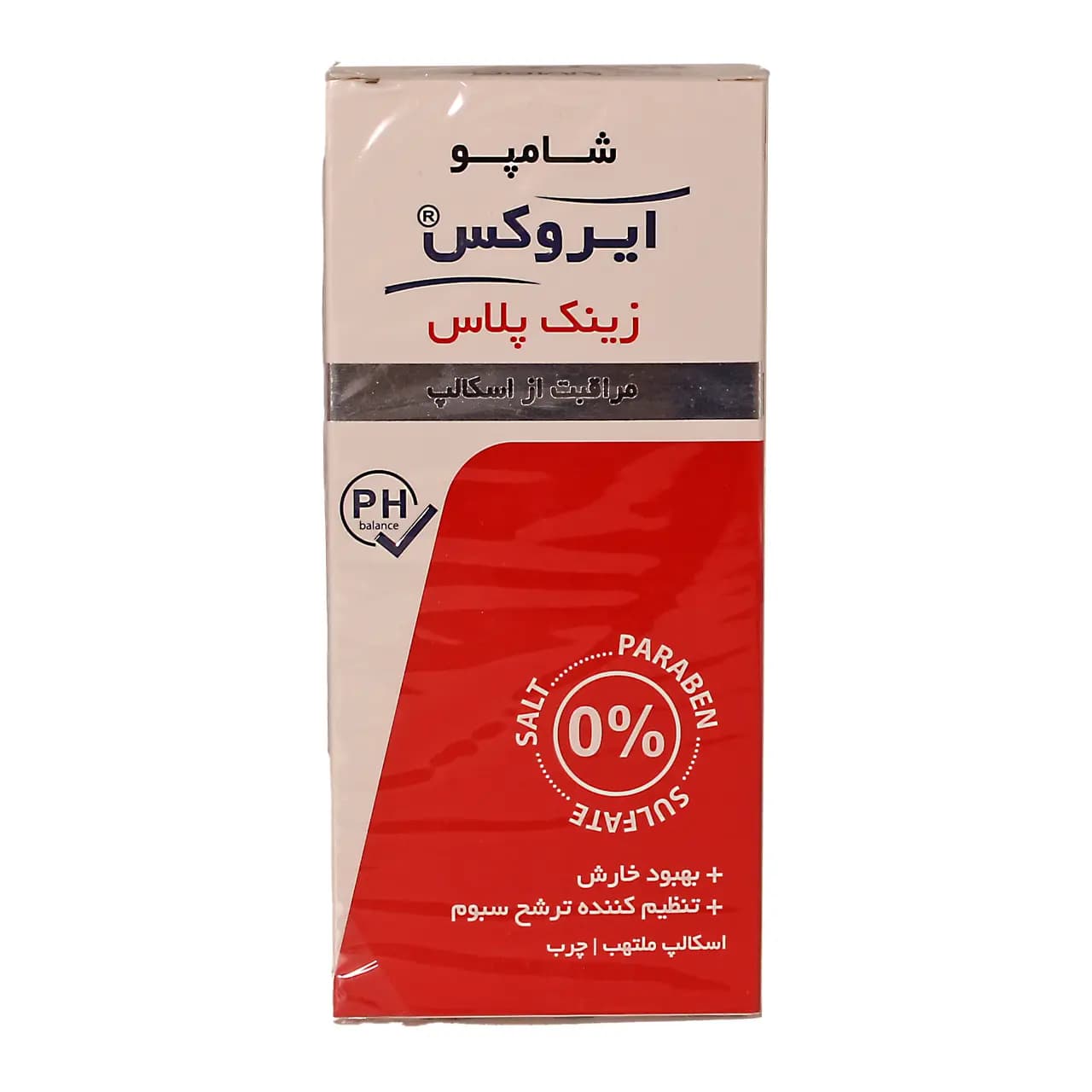 شامپو زینک پلاس ایروکس 200 گرم