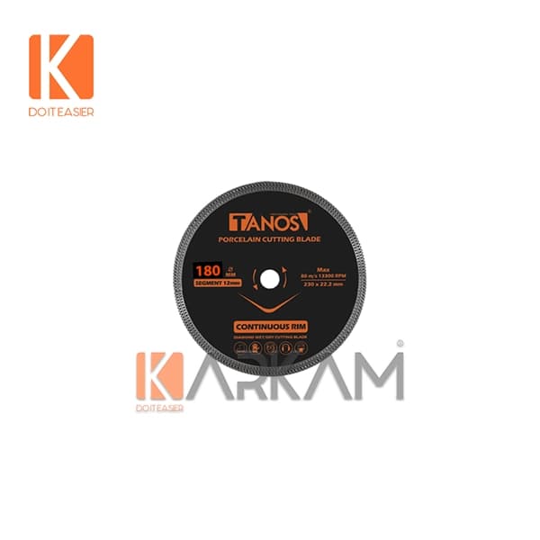 تيغ پرسلان بر 180 ميليمتر PB-01-180 تانوس