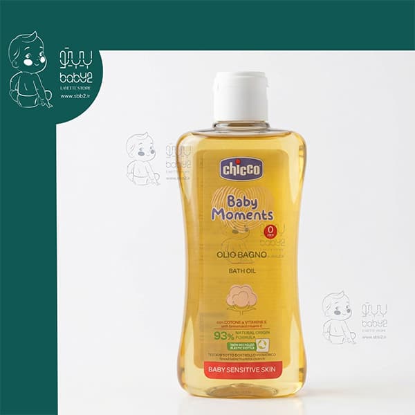 روغن حمام چیکو مدل baby moments حجم 200 میلی لیتر Chicco