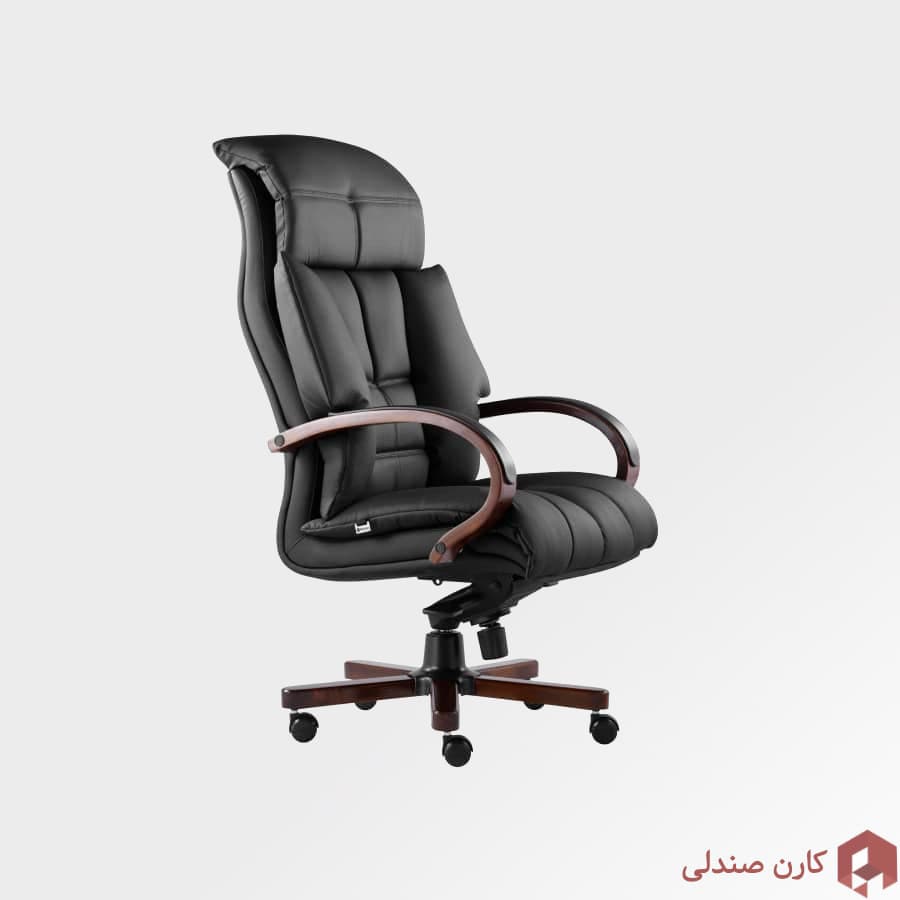 صندلی مدیریت فریم چوب مدل m900 — تصویر ۳