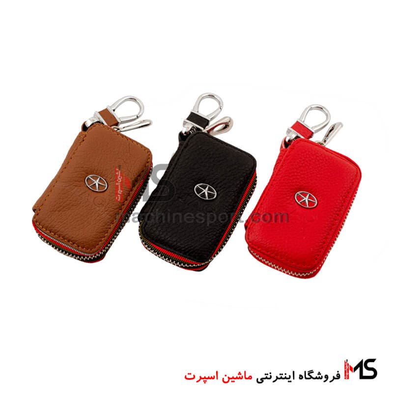 کاور کیف چرمی سوئیچ جک ( زیپ دار )