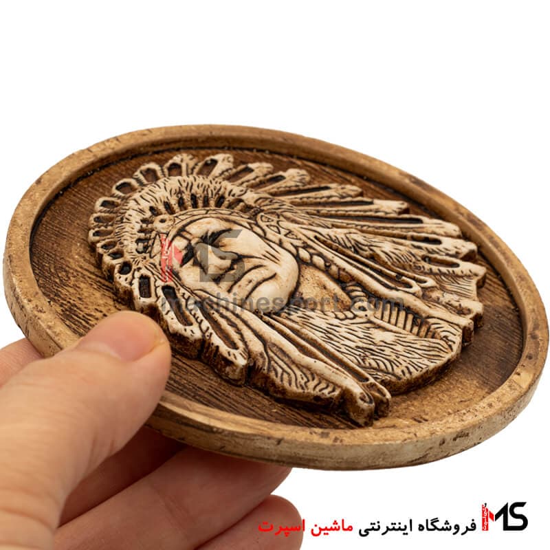 آرم سرخ پوست طرح چوب — تصویر ۳