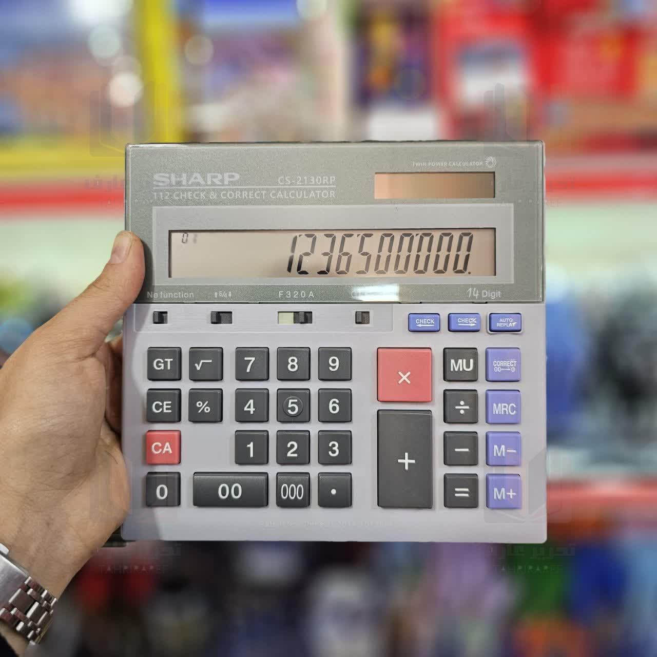 ماشين حساب CS-2130RP برند SHARP — تصویر ۲