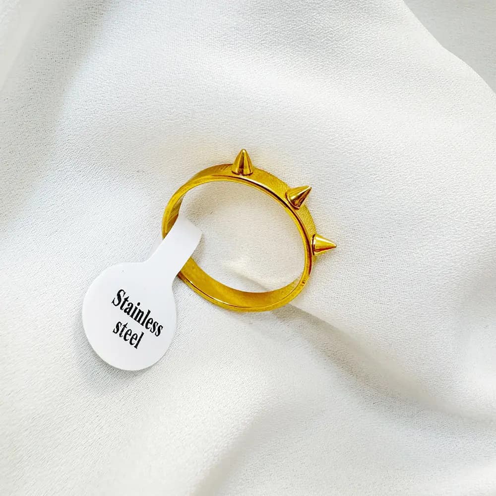 انگشتر تیغ دار استیل