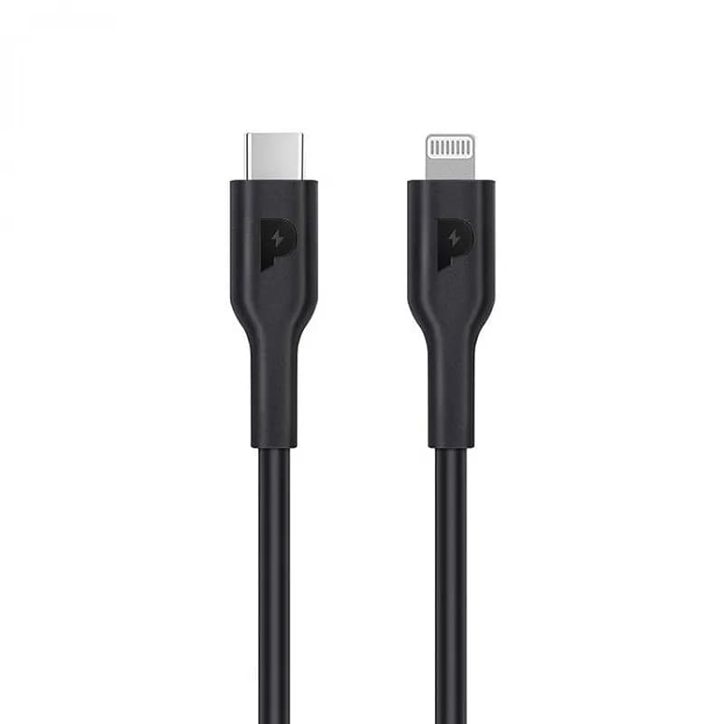 کابل تبدیل تایپ سی به لایتنینگ 2 متری پاورولوژی Type-C to lightning 2m — تصویر ۲