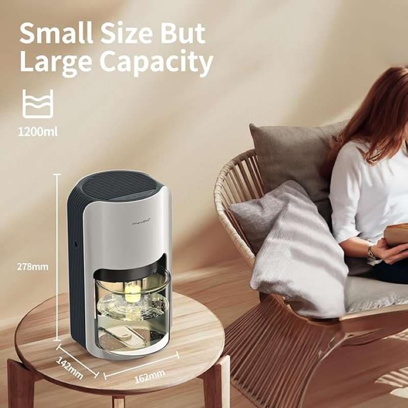 رطوبت‌گیر OMISOON OZ06CS، سفید، ۱۲۰۰ میلی‌لیتر