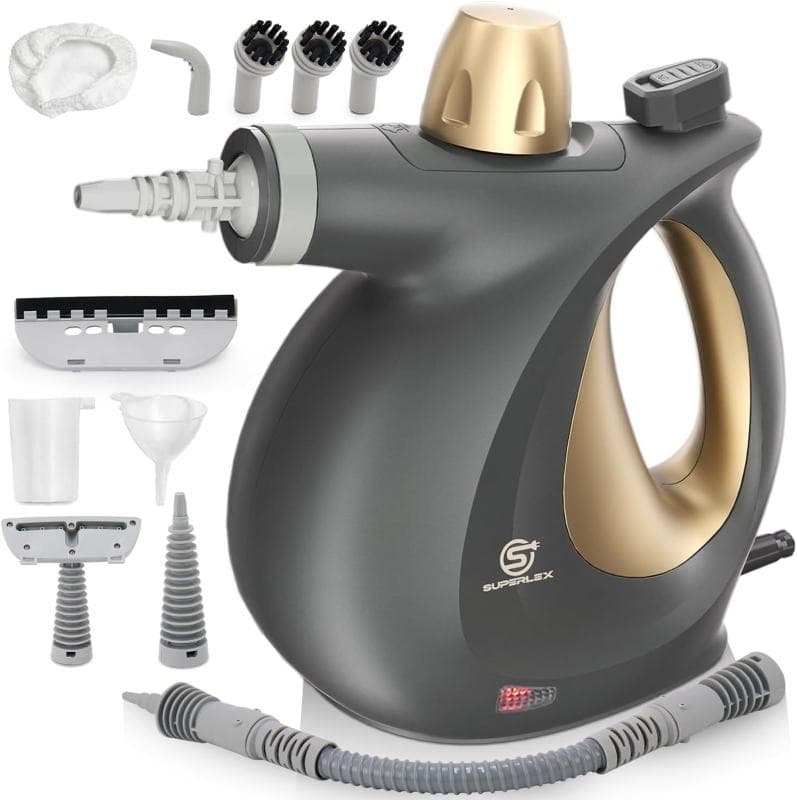 بخارشوی دستی با لوازم جانبی 11 تکه SUPERLEX مدل SSV002DE