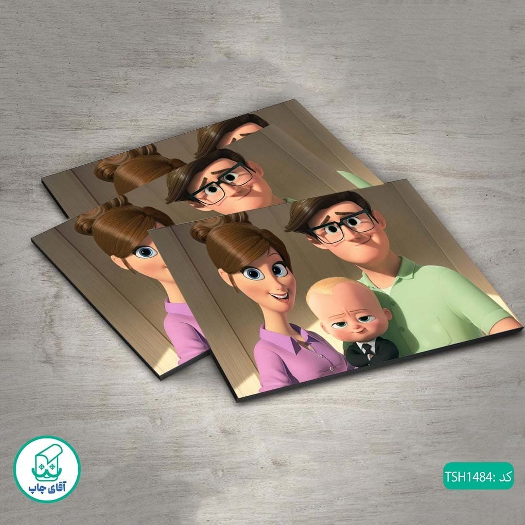 شاسی طرح بچه رئیس کد TSH1484 — تصویر ۲