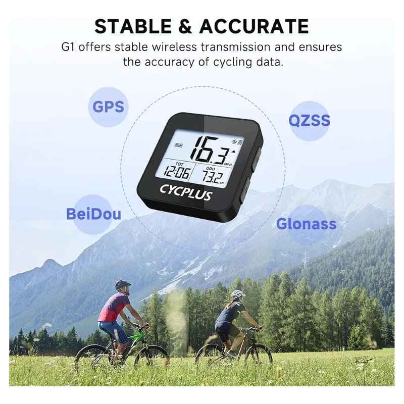 کامپیوتر دوچرخه GPS بیسیم برند CYCPLUS مدل G1 — تصویر ۶