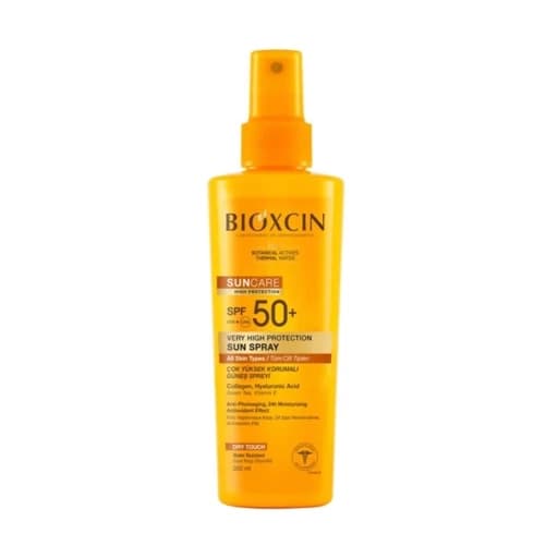 اسپری ضدآفتاب بیوکسین SPF50 حجم 200 میلی لیتر اورجینال ترکیه