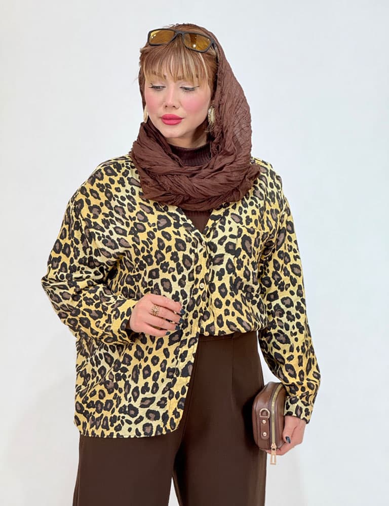شومیز پلنگی وارداتی کد : 66552