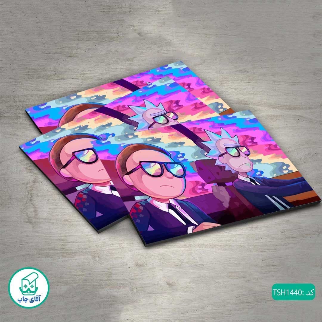 شاسی طرح ریک و مورتی کد TSH1440 — تصویر ۳