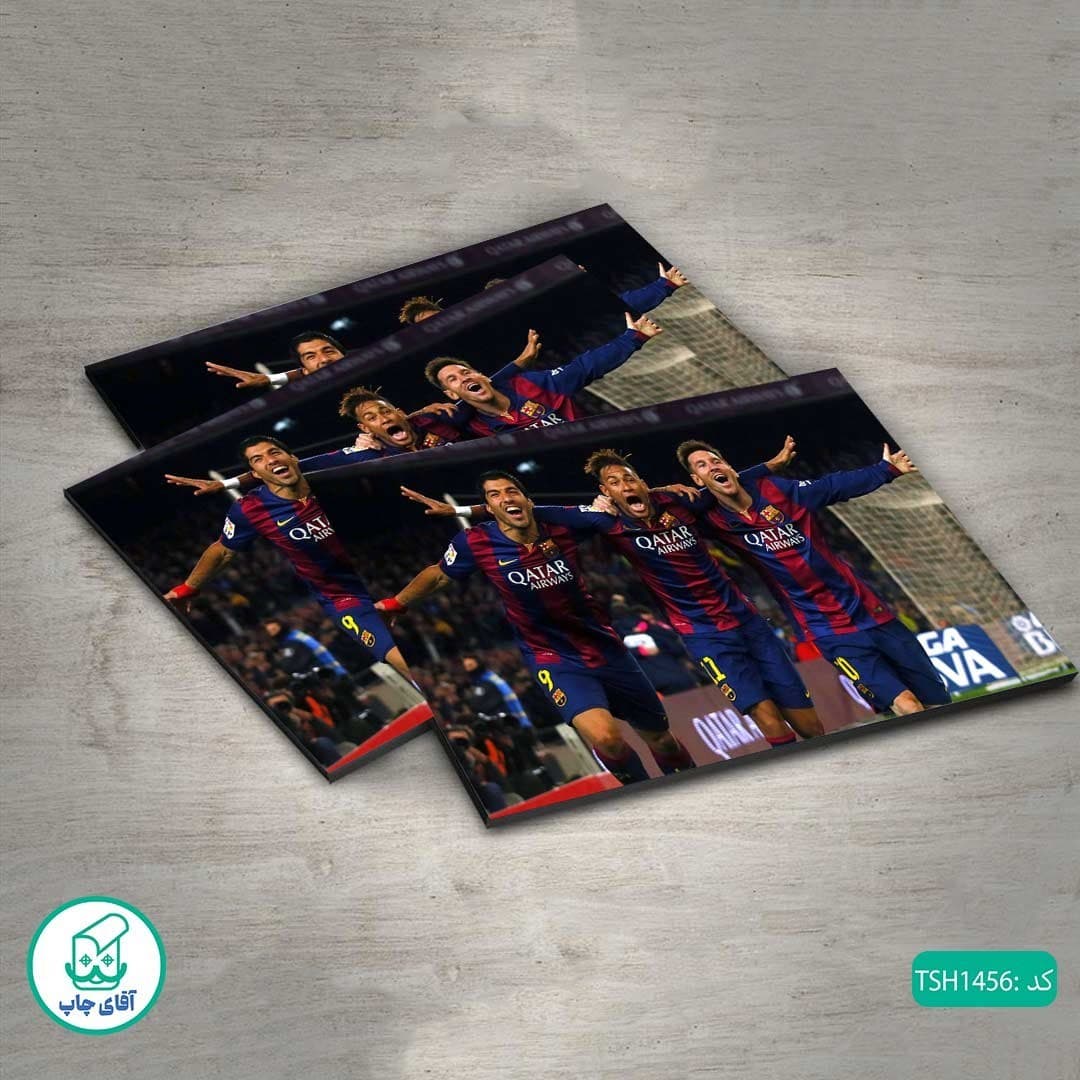 شاسی طرح مسی، نیمار و سوارز کد TSH1456 — تصویر ۳