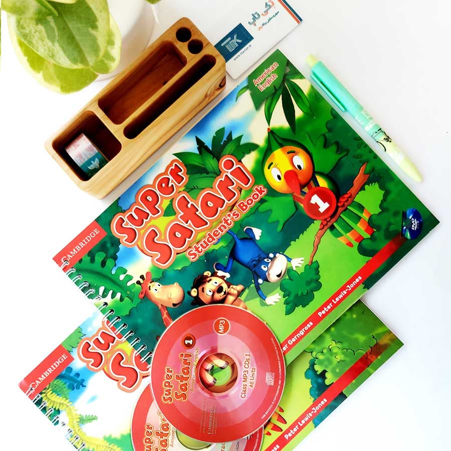 کتاب (SB+WB+Audio) American Super Safari 1 | کتاب امریکن سوپر سافاری 1