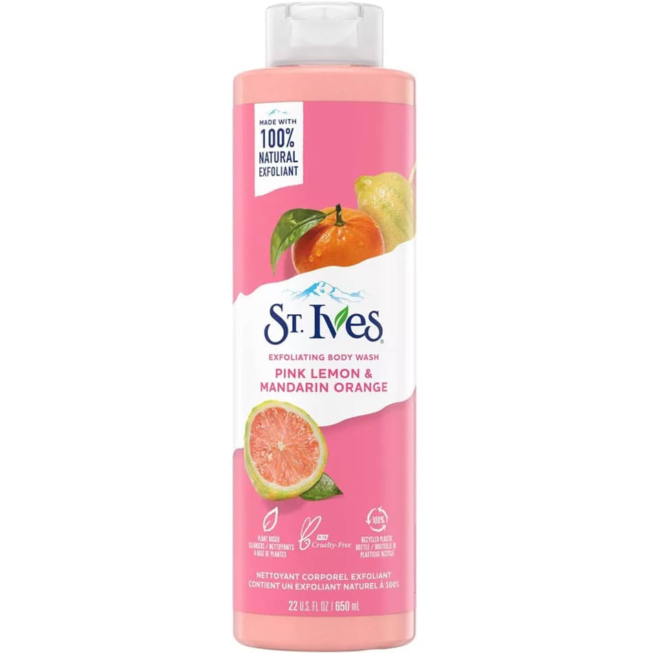 شامپو بدن اسکرابی لیمو صورتی و پرتقال ماندارین استیوز 650ml