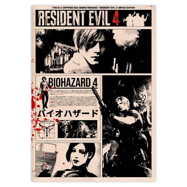 پوستر بازی رزیدنت ایول 4 resident evil