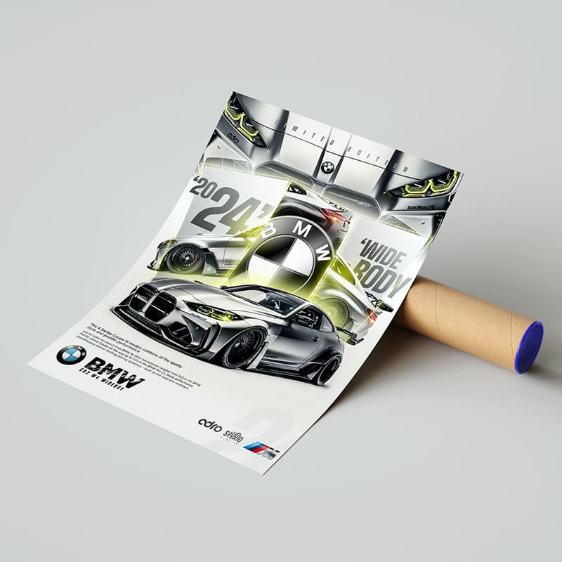 پوستر ماشین BMW M4 — تصویر ۳