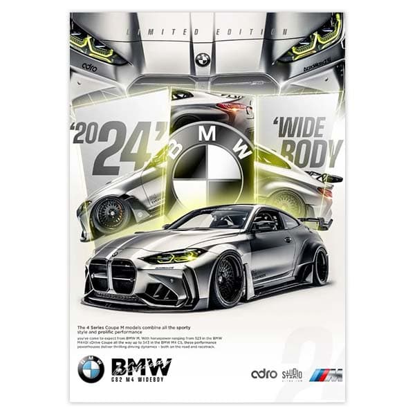 پوستر ماشین BMW M4