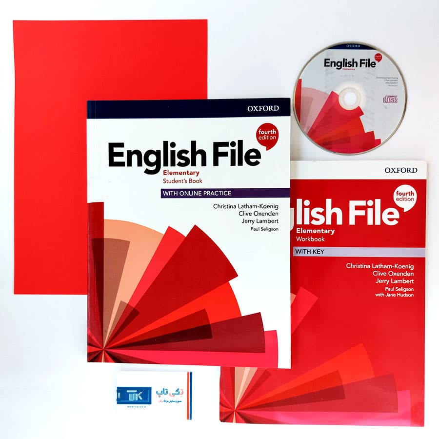 کتاب English File Elementary (SB+WB+Audio) 4th | انگلیش فایل المنتری ویرایش چهارم