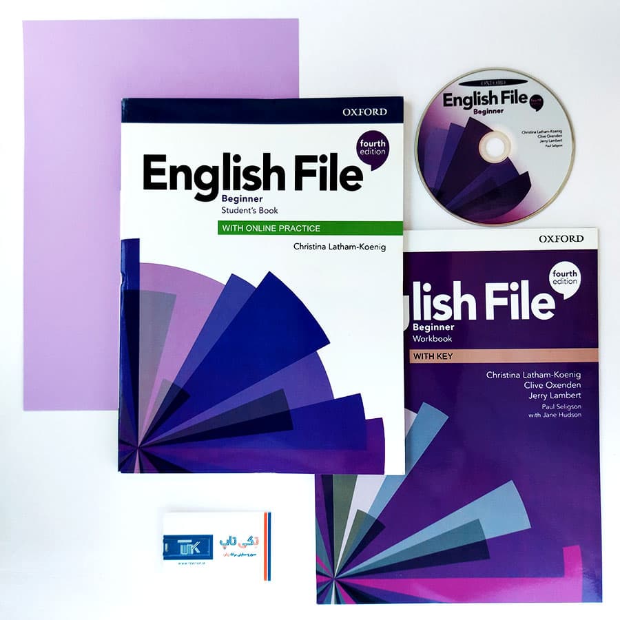 کتاب English File Beginner (SB+WB+Audio) 4th | انگلیش فایل بگینر ویرایش چهارم