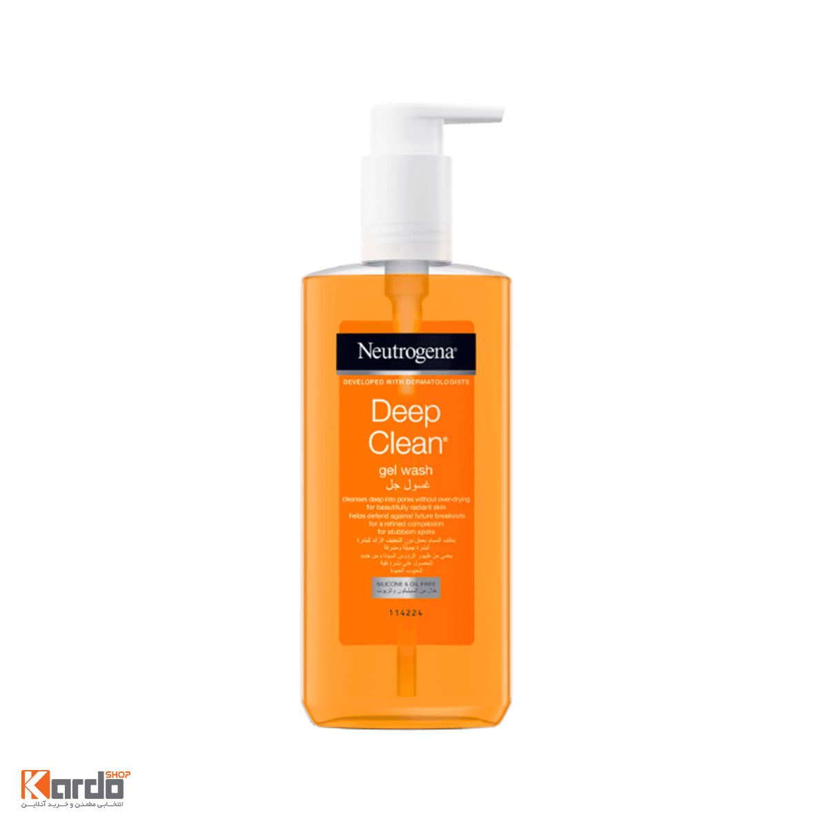 ژل شستشوی صورت Deep Clean نوتروژینا — تصویر ۳