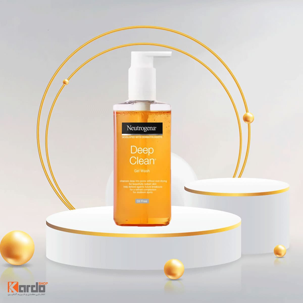 ژل شستشوی صورت Deep Clean نوتروژینا — تصویر ۴