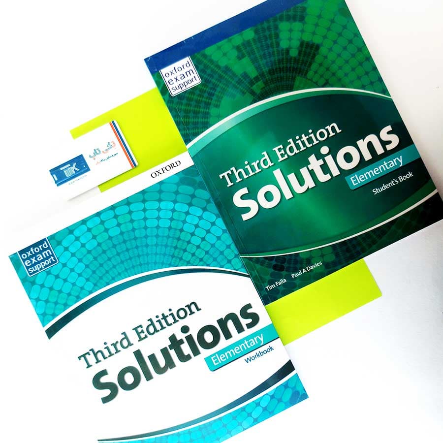 کتاب Solutions Elementary (SB+WB+Audio) 3rd Edition | کتاب سولوشنز المنتری ویرایش سوم
