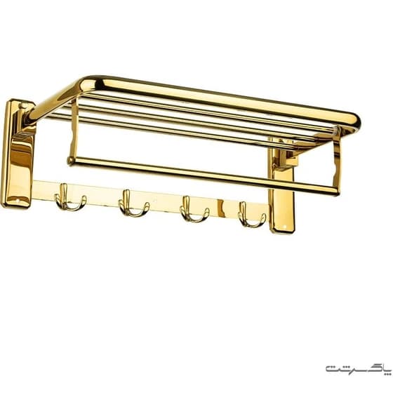 رخت آویز سایز 50 اسمارت رنگ طلایی طرح banyo کد 6680