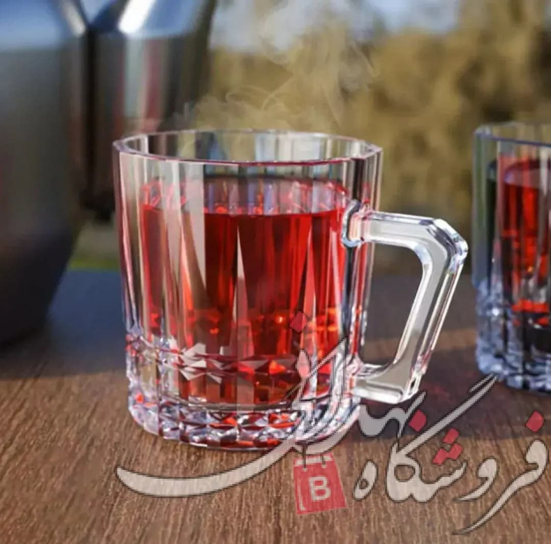 نیم لیوان شیشه ای گلوریا 6 عددی